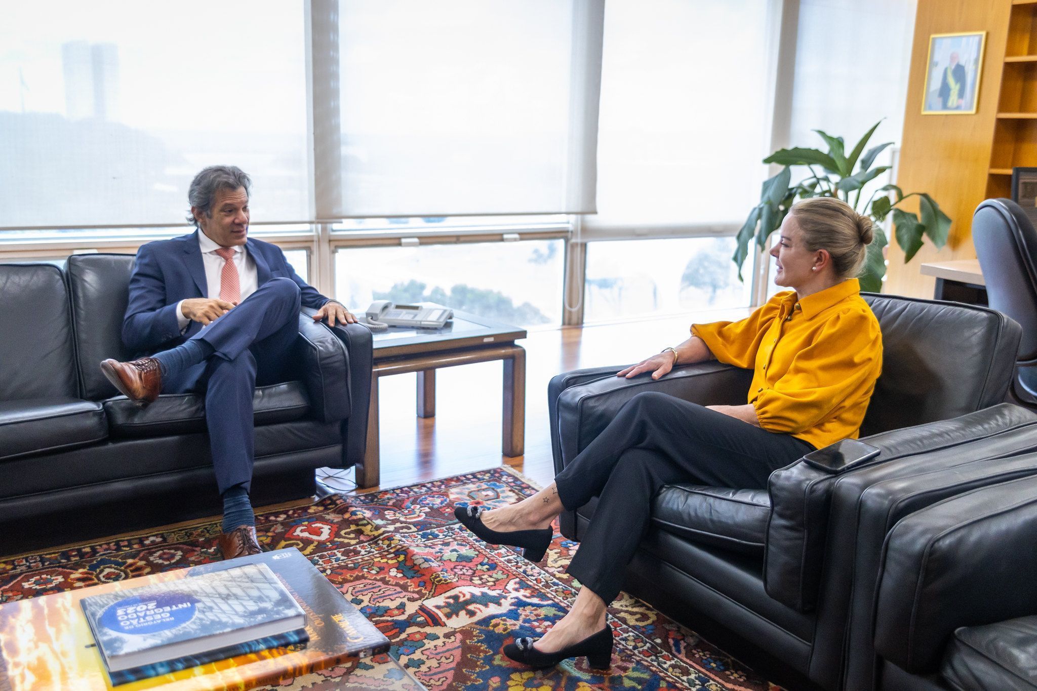 Reunião com Ministra de Estado Chefe da Secretaria de Relações Institucionais, Gleisi Hoffmann