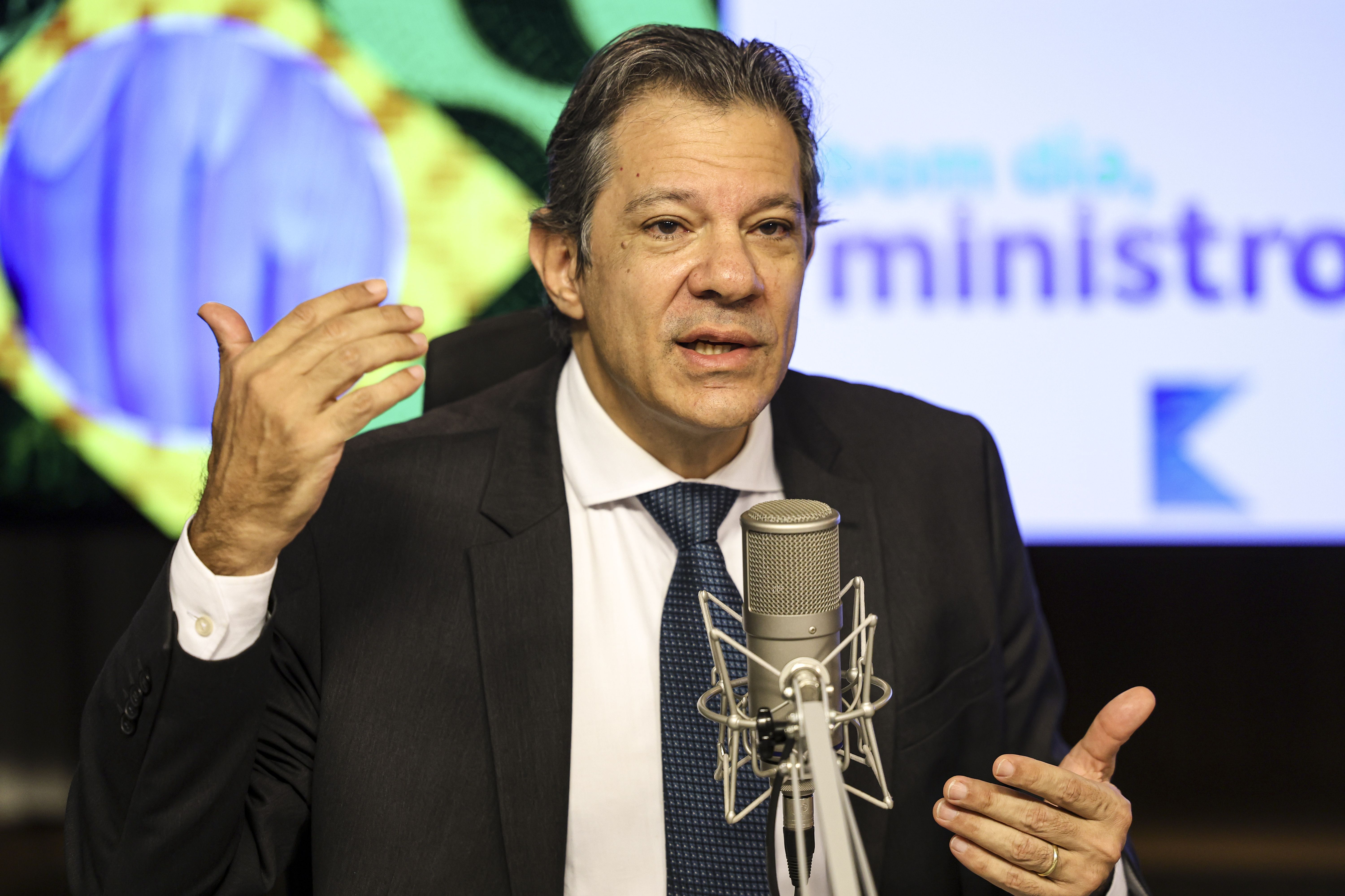 Brasília (DF), 20/03/2025 - O ministro da Fazenda, Fernando Haddad, participa do programa "Bom Dia, Ministro". Foto: Marcelo Camargo/Agência Brasil