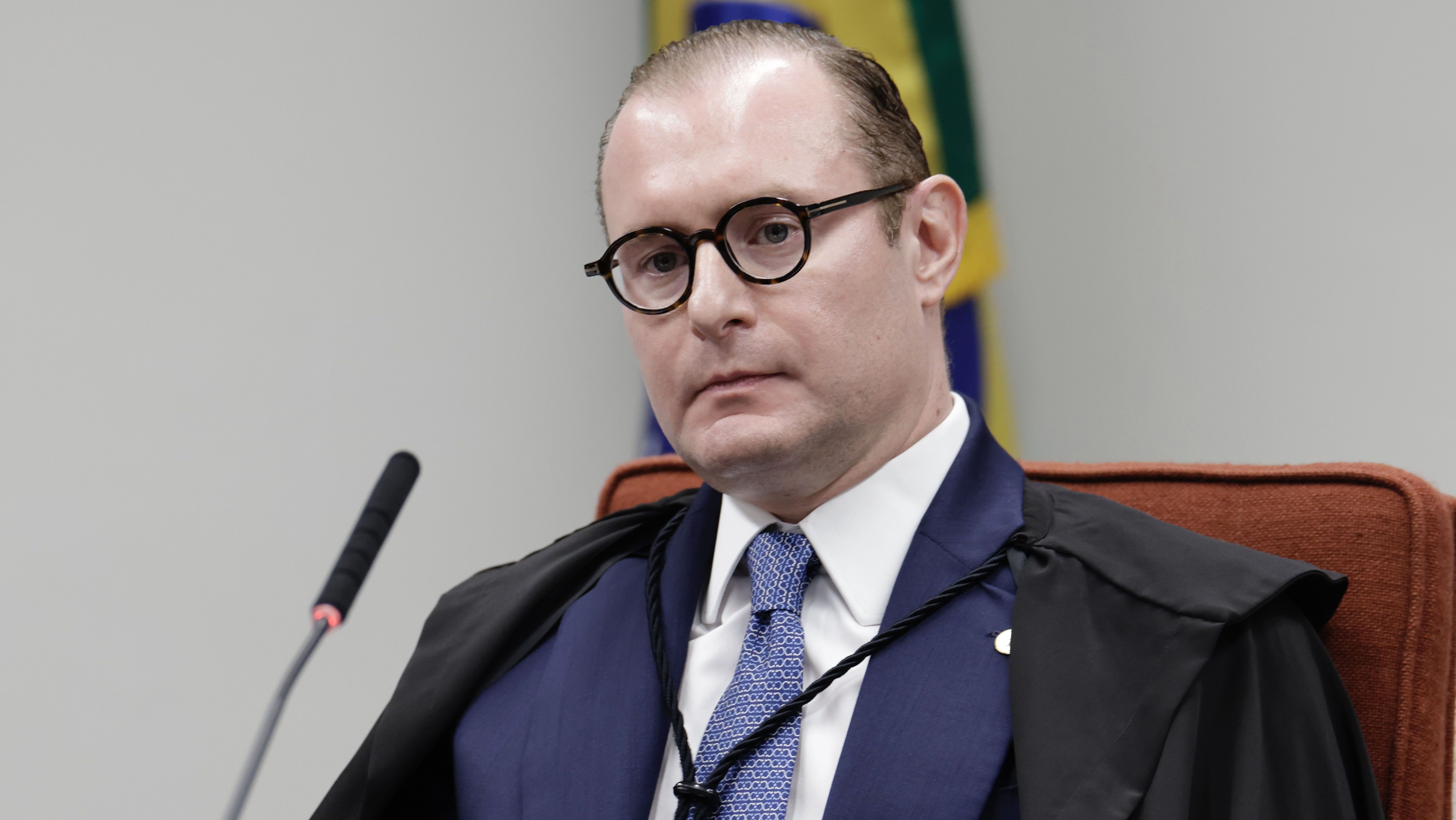 O ministro Cristiano Zanin, do STF, durante julgamento sobre a denúncia contra Jair Bolsonaro por suposta tentativa de golpe