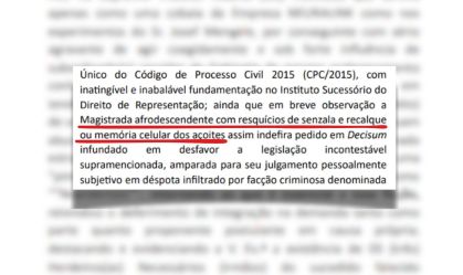 Advogado escreve que juíza tem "resquícios de senzala" em processo no RJ