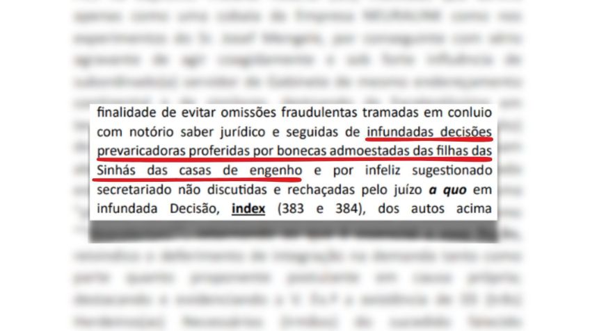 Advogado profere ofensa racista contra magistrada em processo no RJ • Reprodução