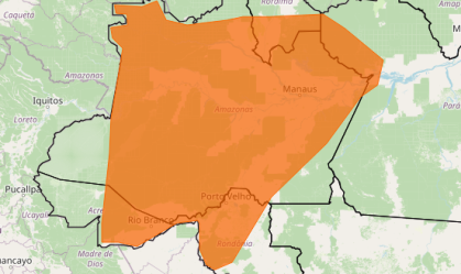 Alerts laranja Manaus