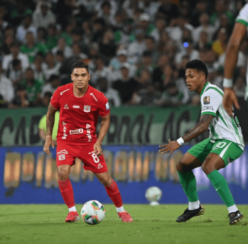 América de Cali, adversário do Corinthians na Sul-Americana, em ação • Foto: Divulgação/ América de Cali