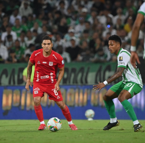 América de Cali, adversário do Corinthians na Sul-Americana, em ação • Foto: Divulgação/ América de Cali
