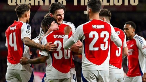 Arsenal avança às quartas da Champions