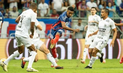 Bahia venceu o Ceará, por 3 a 2, na Copa do Nordeste, no mês passado