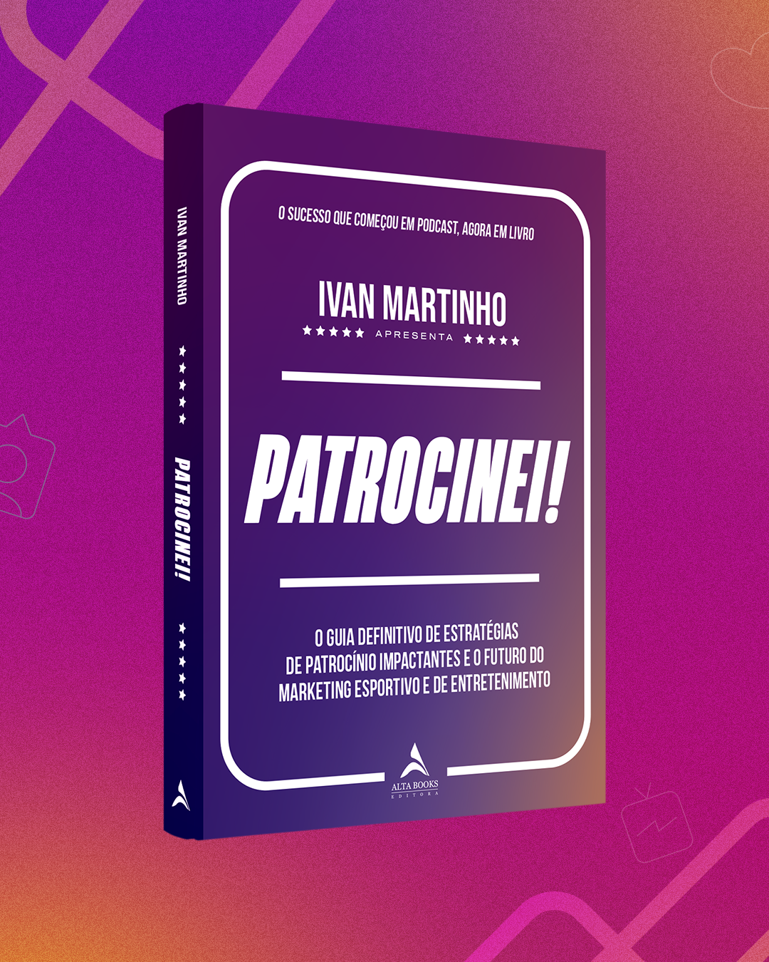Patrocínio como estratégia: Ivan Martinho apresenta novo livro em São Paulo • Divulgação