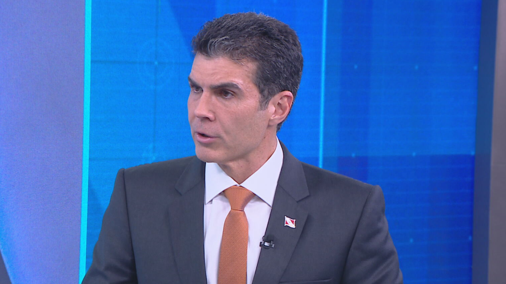 Governador do Pará, Helder Barbalho, em entrevista à CNN
