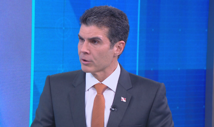 Governador do Pará, Helder Barbalho, em entrevista à CNN