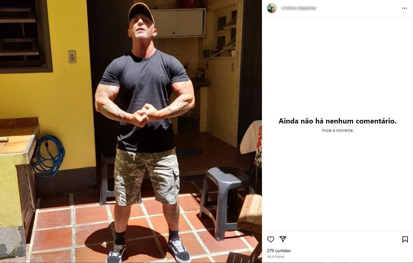 Postagem feita por Cristian Cravinhos no Instagram após ser solto