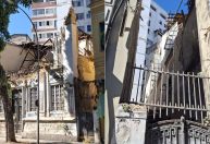 Casarão desaba no centro do Rio de Janeiro