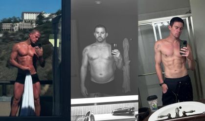 Channing Tatum mostra transformação física para filmes diferentes; veja