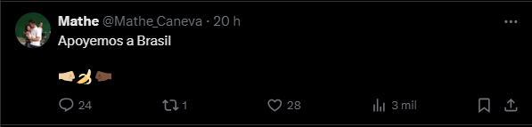 Comentário racista em post da AFA • Foto: Reprodução/X