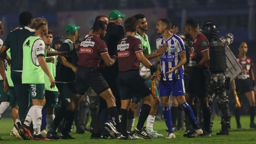 Confusão durante final do Campeonato Catarinense