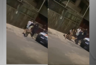 PM dá rasteira em mulher durante ocorrência de violência doméstica no DF