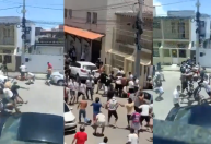 Vídeo: briga entre torcidas do Ceará e do Fortaleza termina com 10 presos
