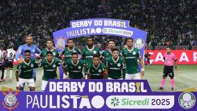 Elenco do Palmeiras antes do Dérbi