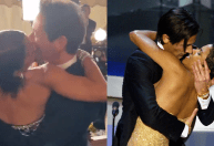 Halle Berry e Adrien Brody refazem cena de beijo de 2003 no tapete do Oscar