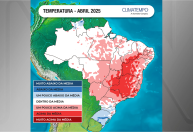 Chuva e temperatura acima da média: veja a previsão para abril