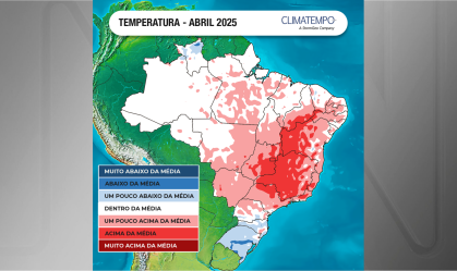 Chuva e temperatura acima da média: veja a previsão para abril