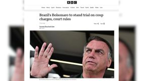 BBC noticia que Jair Bolsonaro se tornou réu após decisão do Supremo Tribunal Federal