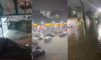 Forte chuva provoca alagamentos em diversos pontos do Rio de Janeiro