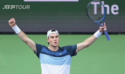 Jack Draper durante final de Indian Wells