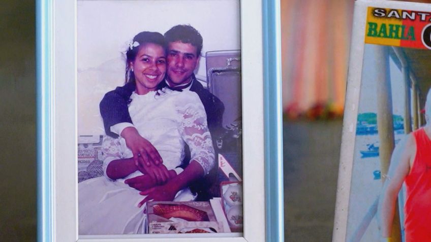 Fotografia de Rauza com o marido •