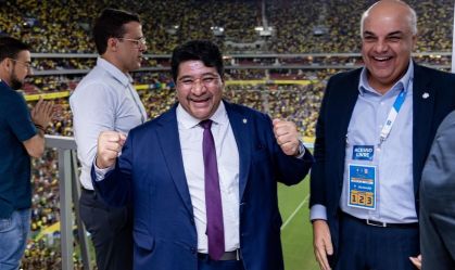 Presidente do Sport repete Casares e Leila, e apoia Ednaldo na CBF