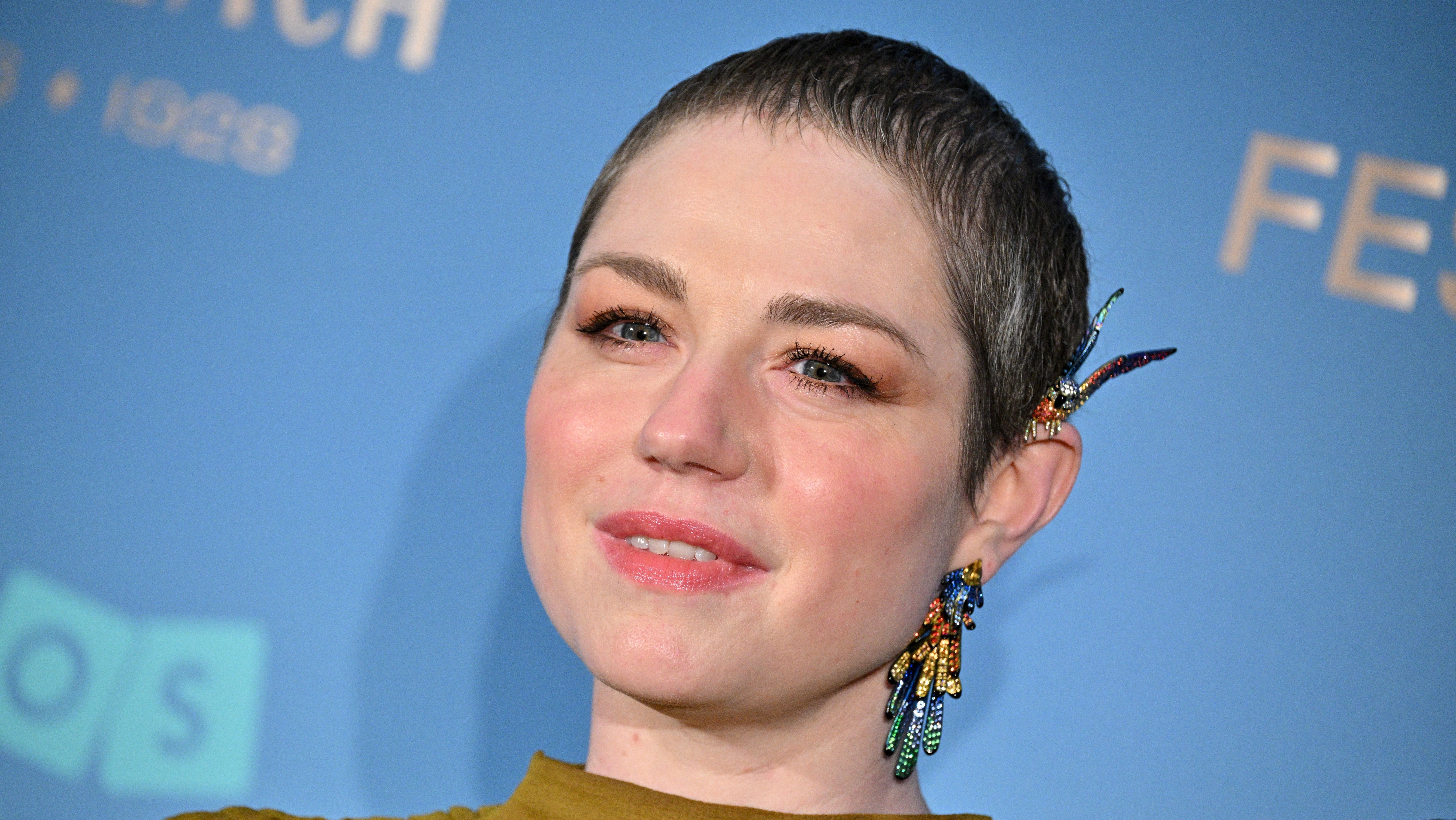 Émilie Dequenne no jantar de abertura do Festival de Cinema de Cannes, em 2024