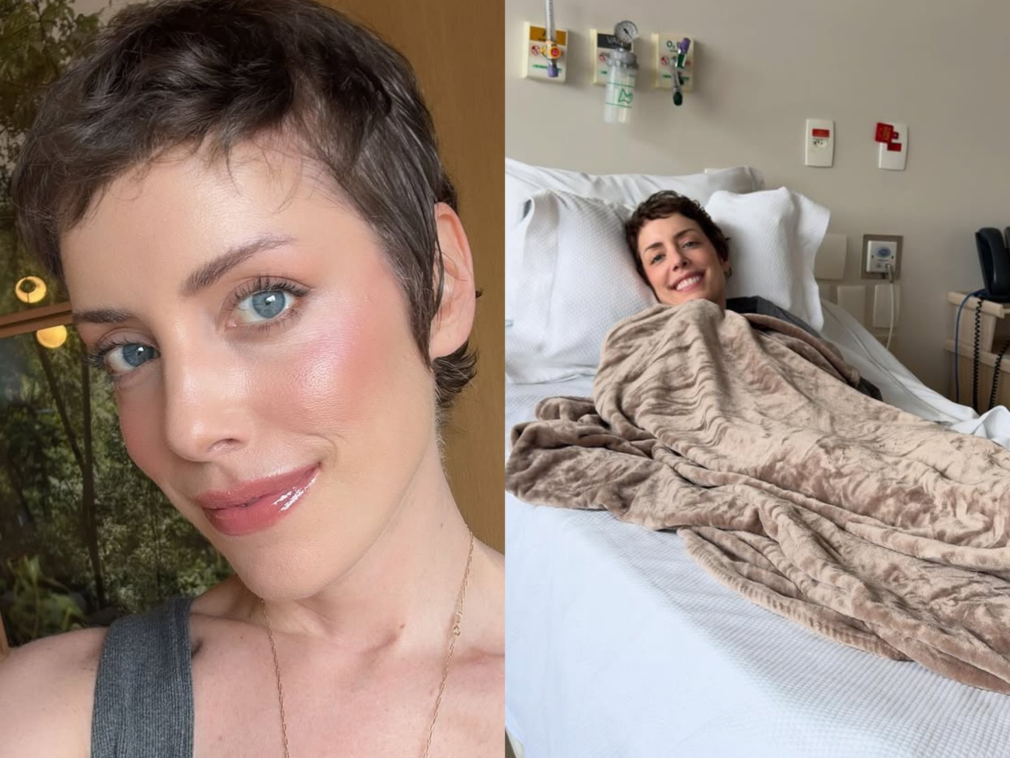 Fabiana Justus foi diagnosticada com leucemia mieloide aguda no início de 2024 • Reprodução/Redes sociais