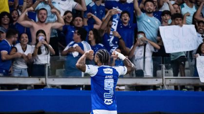 Gabigol e Dudu farante vitória do Cruzeiro