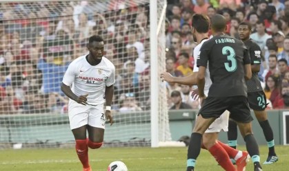 Gnagnon em ação pelo Sevilla, da Espanha, em 2019