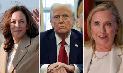 Trump retira autorizações de segurança para Kamala Harris e Hillary Clinton