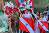 Helder Barbalho visita barracão da Grande Rio e celebra homenagem ao Pará