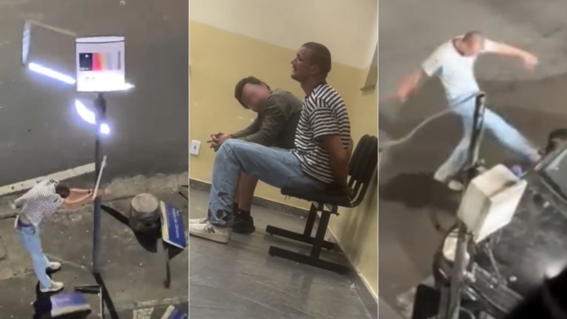 Turista vandaliza Copacabana