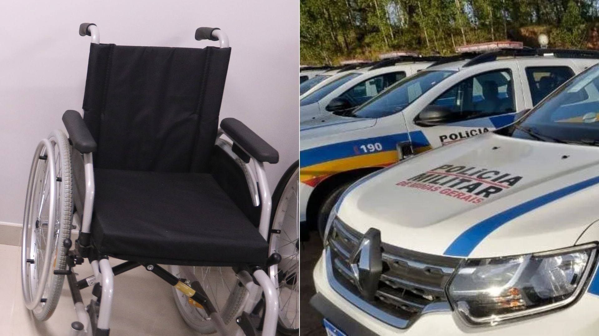 Homem em cadeira de rodas rouba carro de aplicativo e é preso juntamente com o comparsa