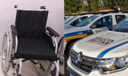 Homem em cadeira de rodas é preso com comparsa após roubo de carro em MG