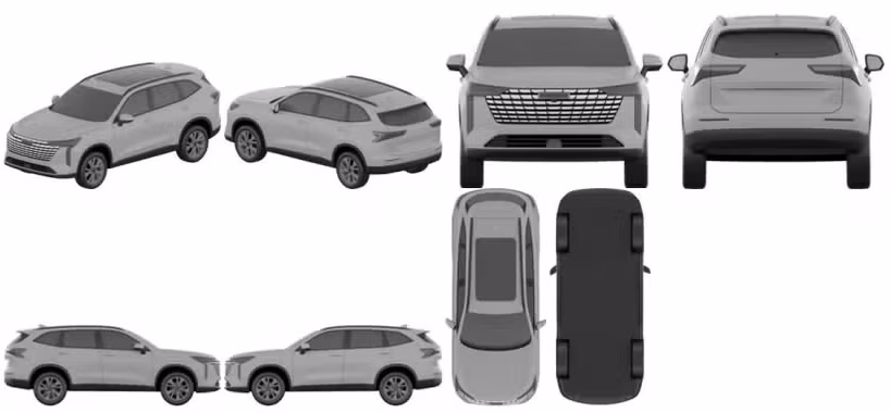 GWM Haval H6 em registro industrial no Inpi • Reprodução
