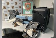 Mulher é presa no Galeão ao tentar embarcar com 7 kg de cocaína para Paris