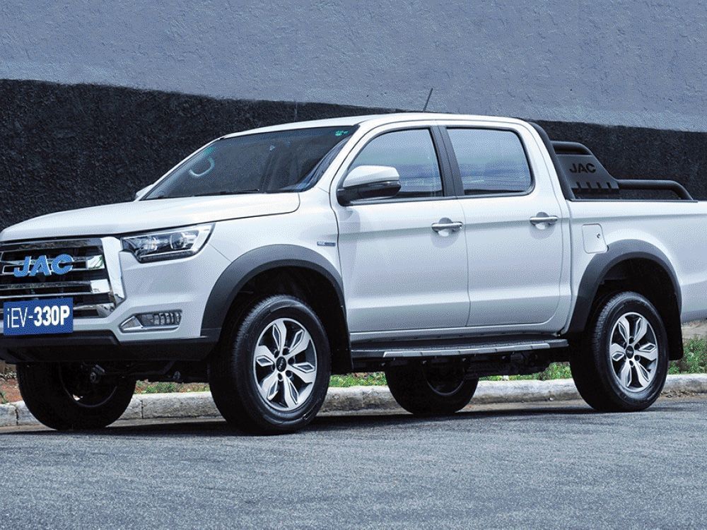 JAC iEV-330P é a única picape elétrica do Brasil e desde seu lançamento emplacou 27 unidades • Divulgação