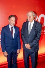 João Camargo, Presidente do Conselho da CNN Brasil, e Rubens Menin, dono da CNN