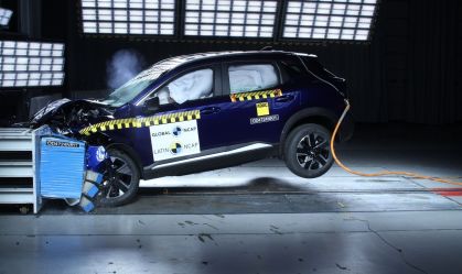 Nova geração do Nissan Kicks recebe nota máxima em teste de colisão