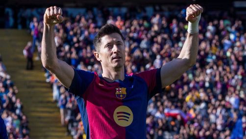 Lewandoski comanda vitória do Barcelona