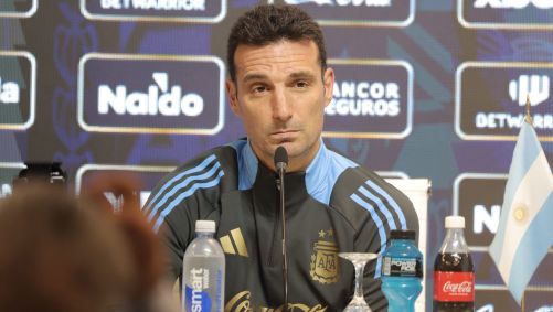 Scaloni, treinador da Argentina