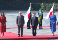 Lula pede apoio do Japão à COP30 durante encontro com Imperador