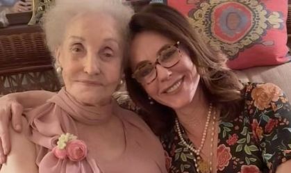 Christiane Torloni mostra aniversário de 96 anos da mãe