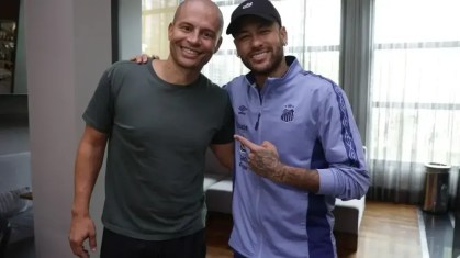 Neymar e Alex juntos em Curitiba