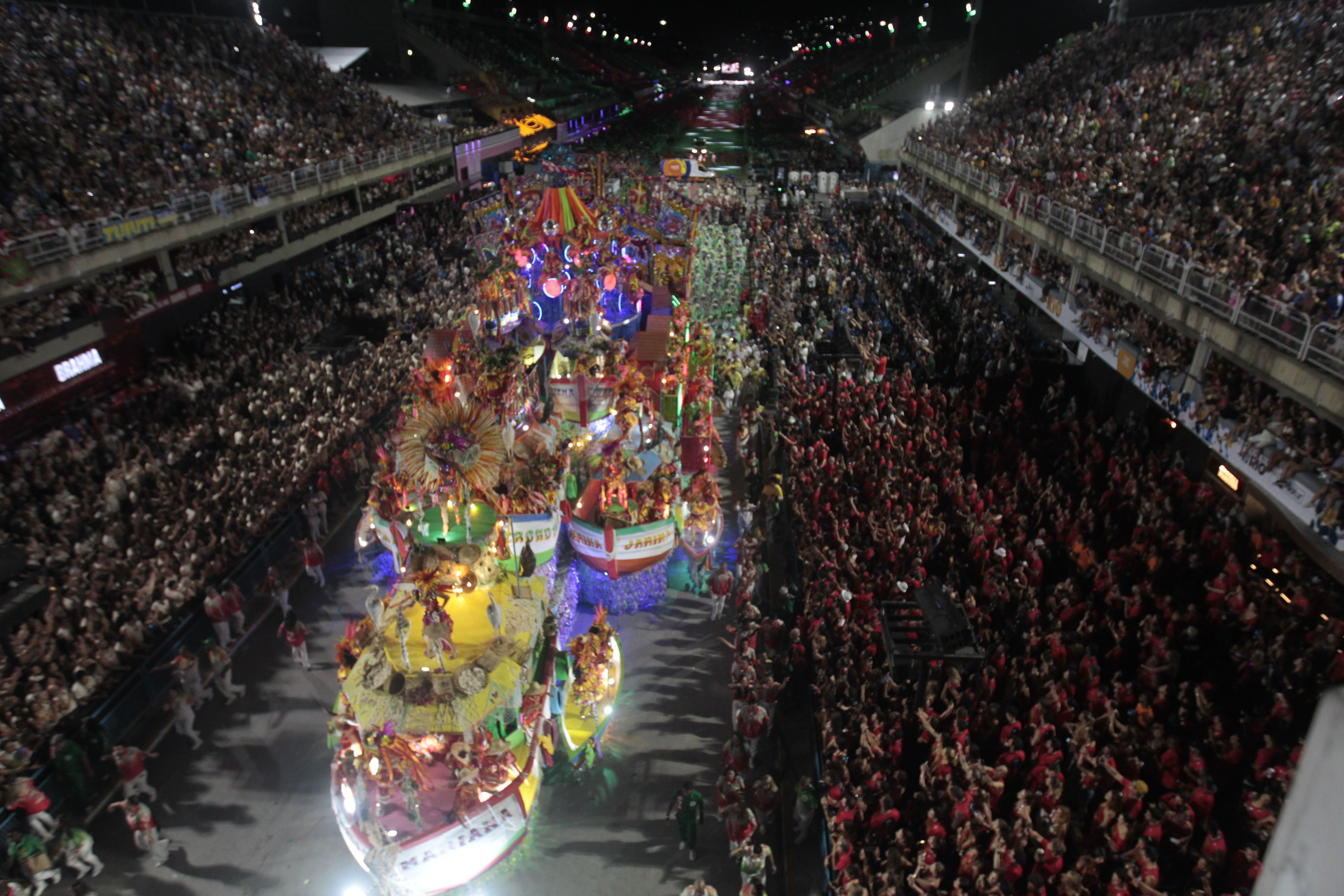 DESFILE DA G.R.E.S ACADÊMICOS DO GRANDE RIO, NA AVENIDA MARQUÊS DE SAPUCAÍ, NO CENTRO DO RIO DE JANEIRO, NESTA TERÇA-FEIRA (04).