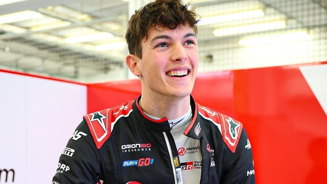 Oliver Bearman, de 19 anos, piloto da Haas